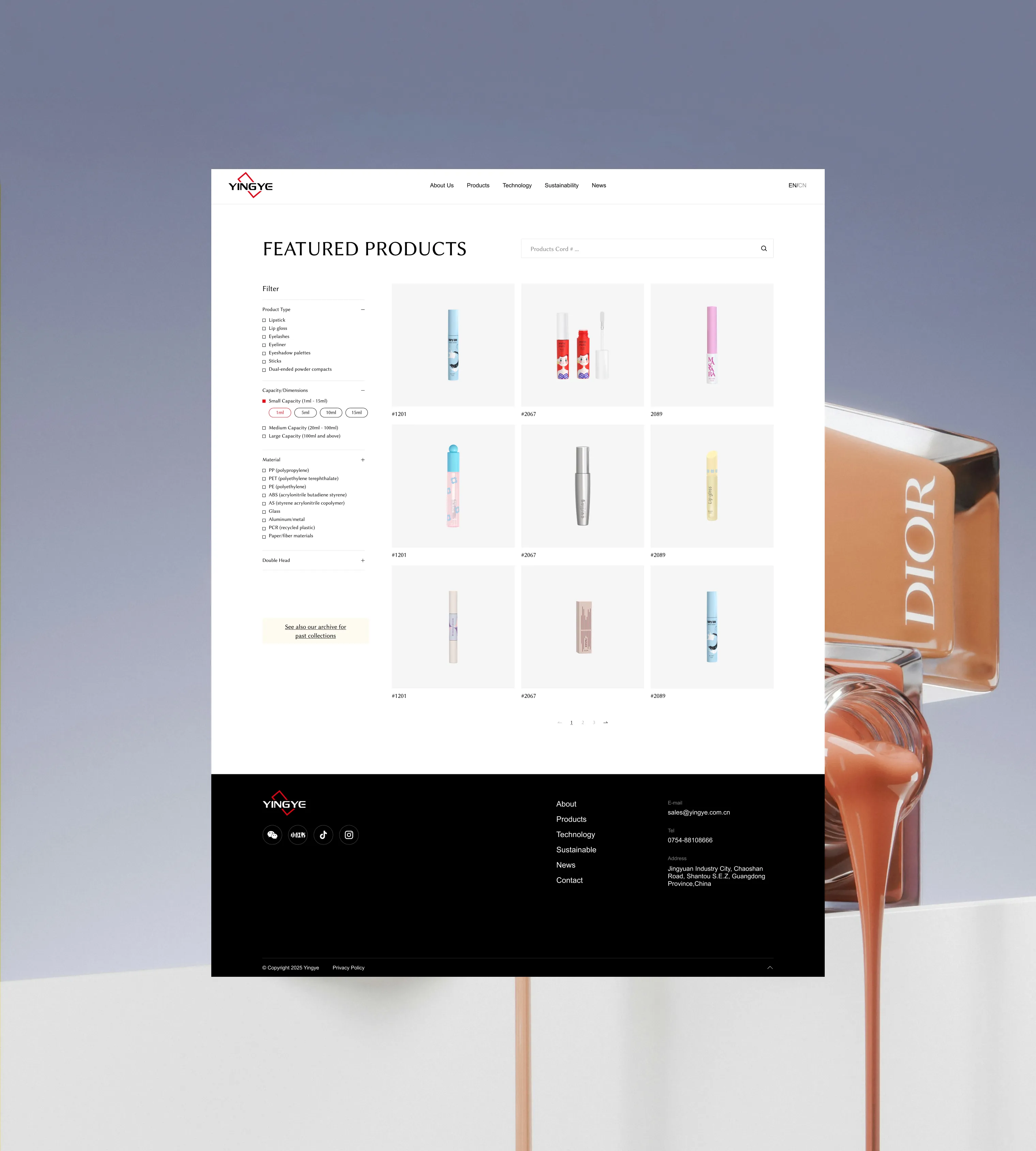 Yuehao website design