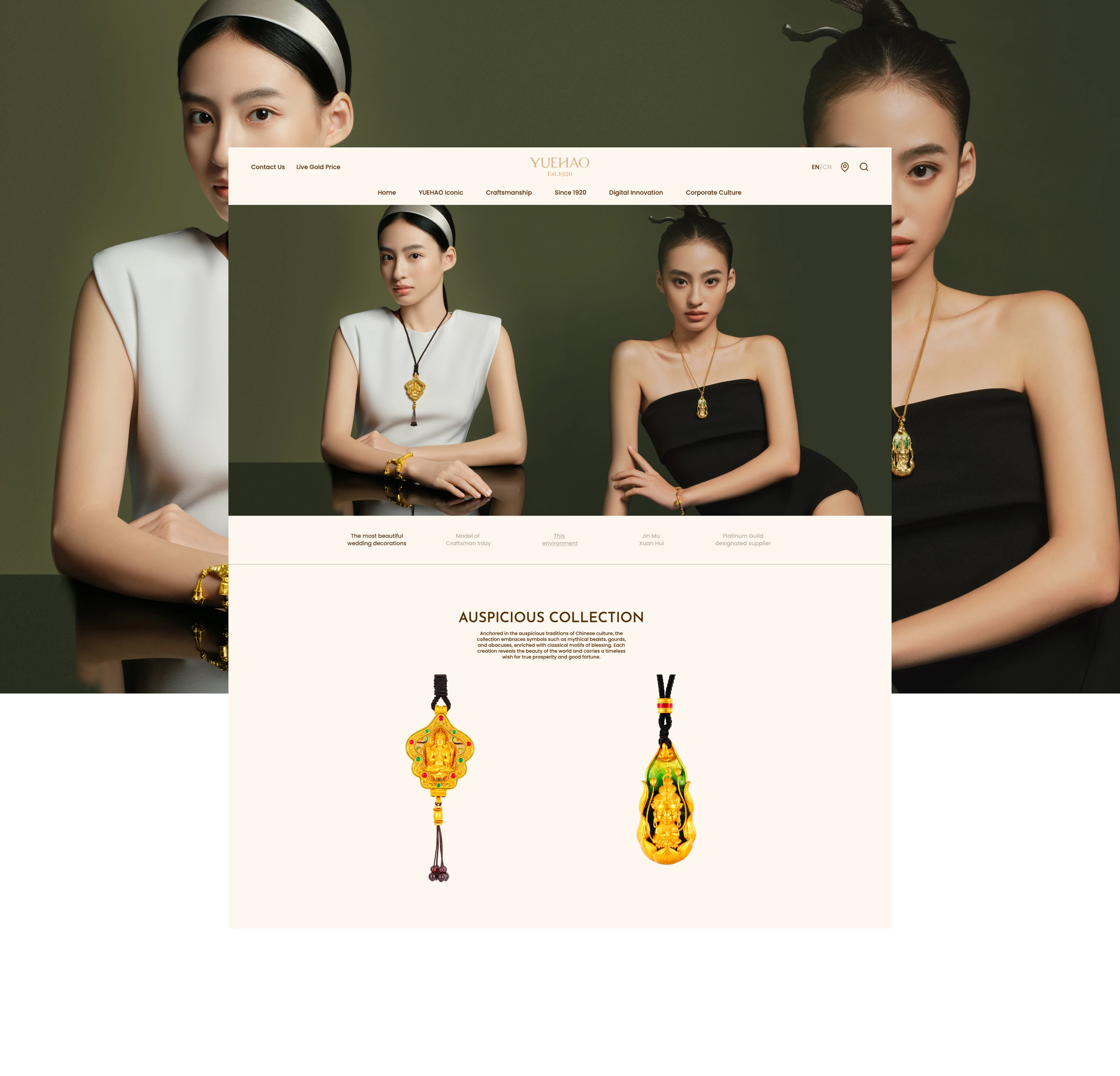 Yuehao website design 5