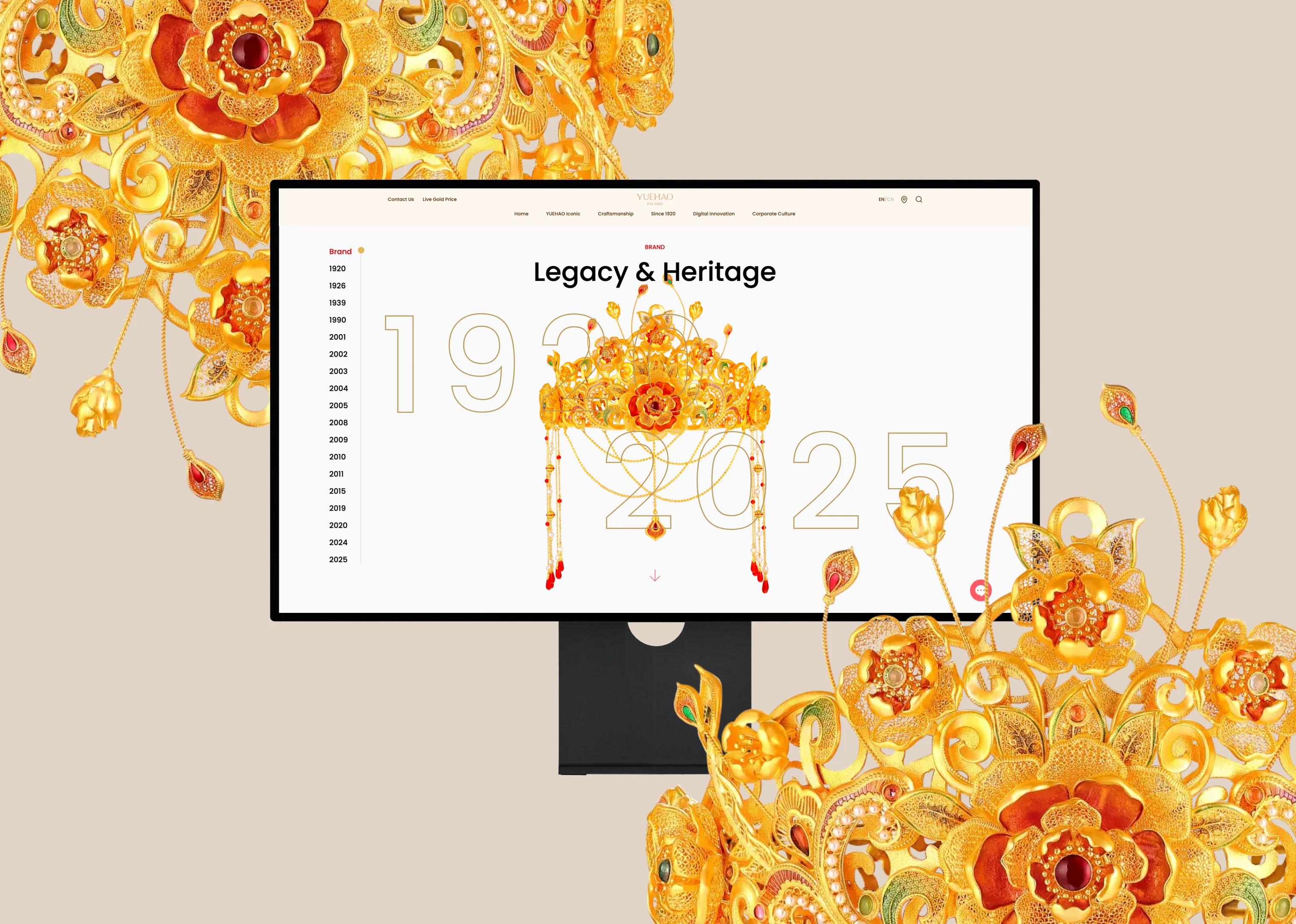 Yuehao website design 6
