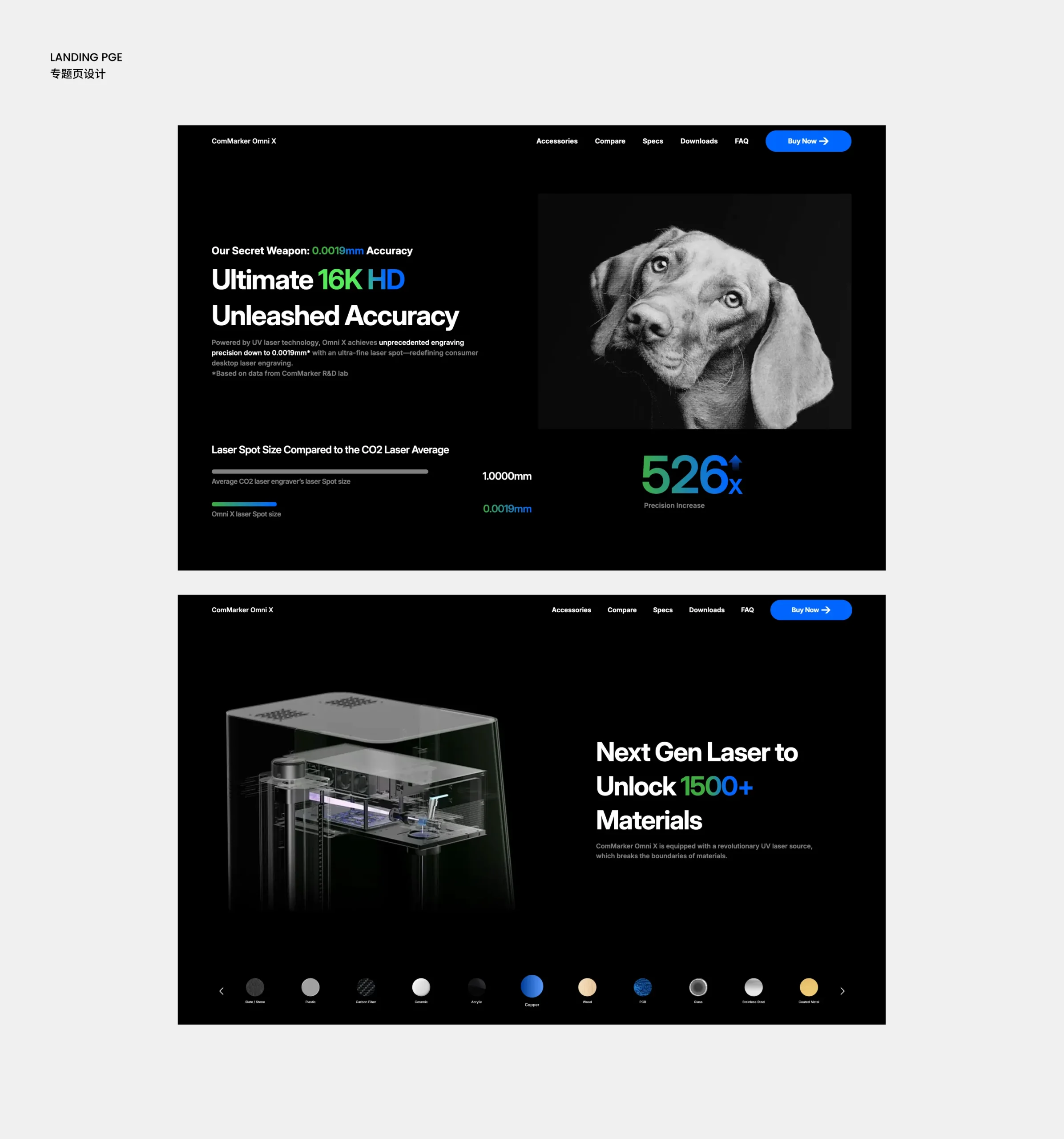 Commarker website design 4