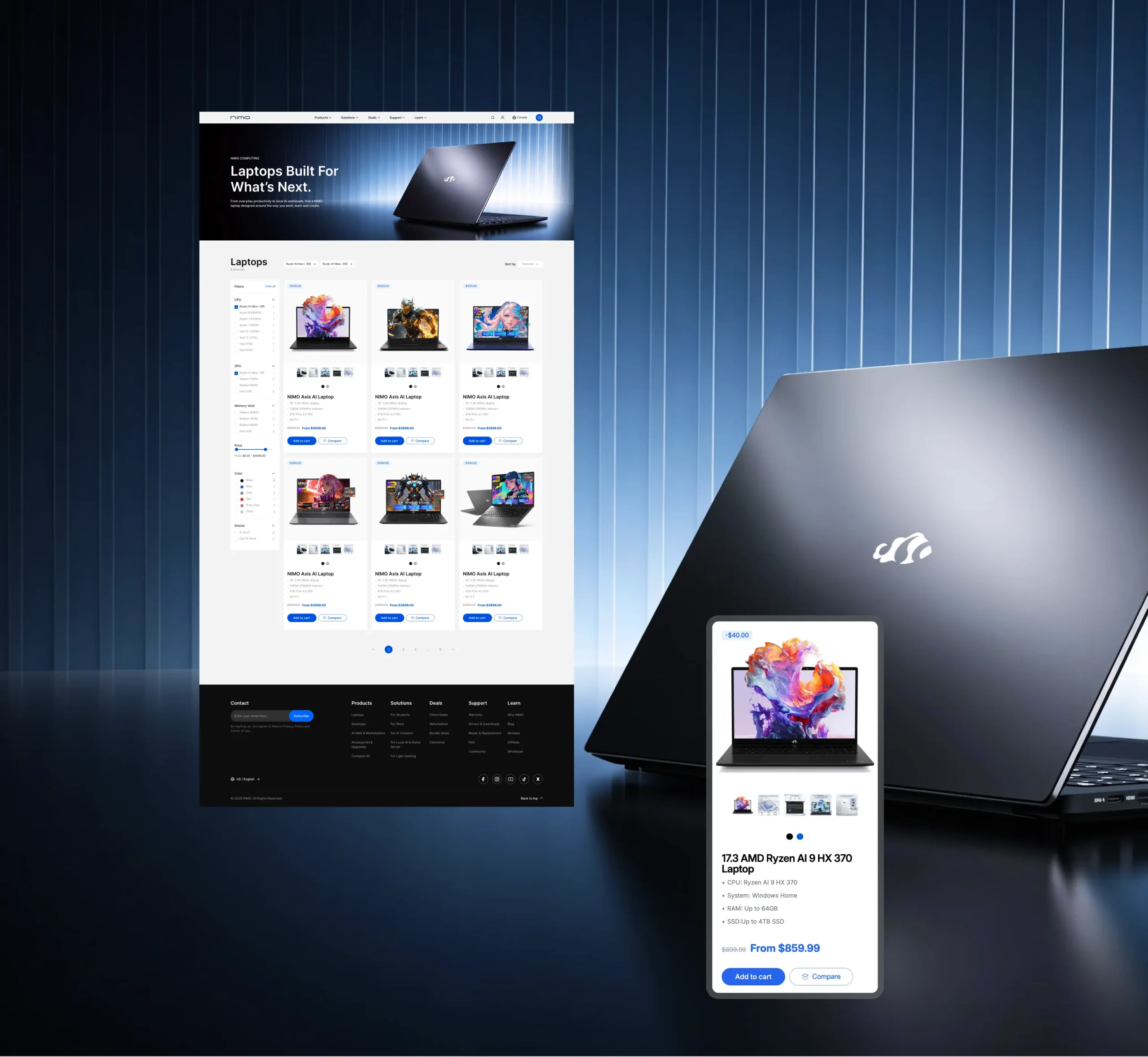 Nimo website design15